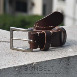 MEN'S LEATHER JEANS BELT
